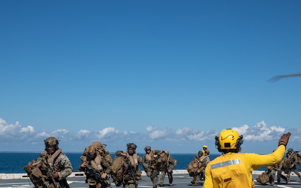Marines Embark USS Arlington (LPD 24) During UNITAS 2025