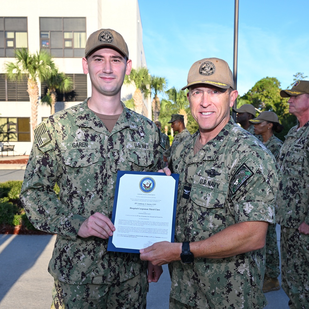 Awards Ceremony at Naval Hospital Jacksonville – September 26, 2025
