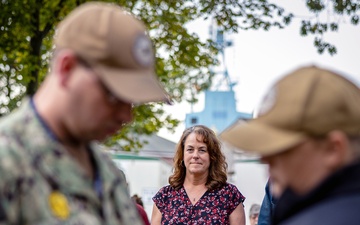 PNSY Retire Flag Danna Eddy