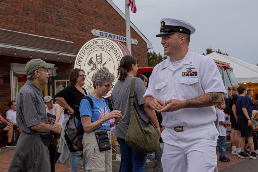 Sailors Parade at the Big E during Hartford-Springfield Navy Week