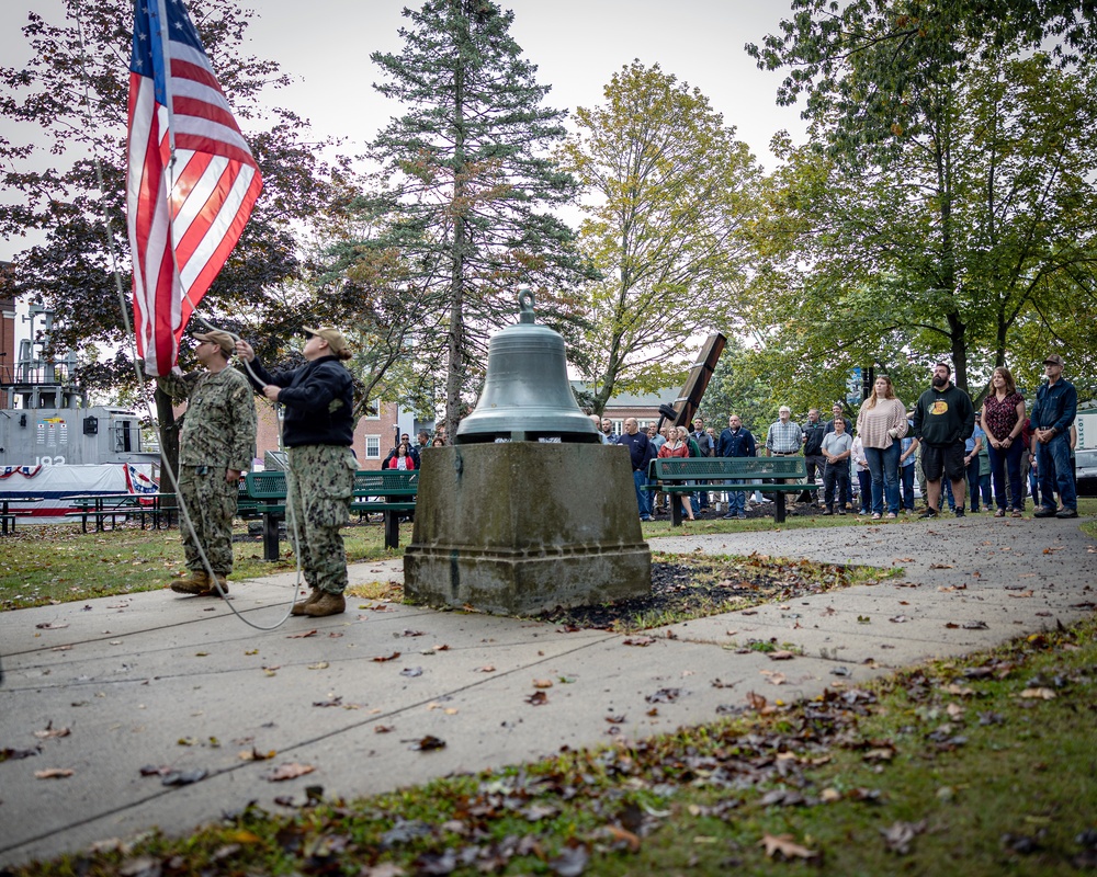 PNSY Retire Flag Danna Eddy