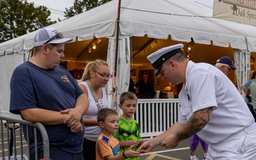 Sailors Parade at the Big E during Hartford-Springfield Navy Week