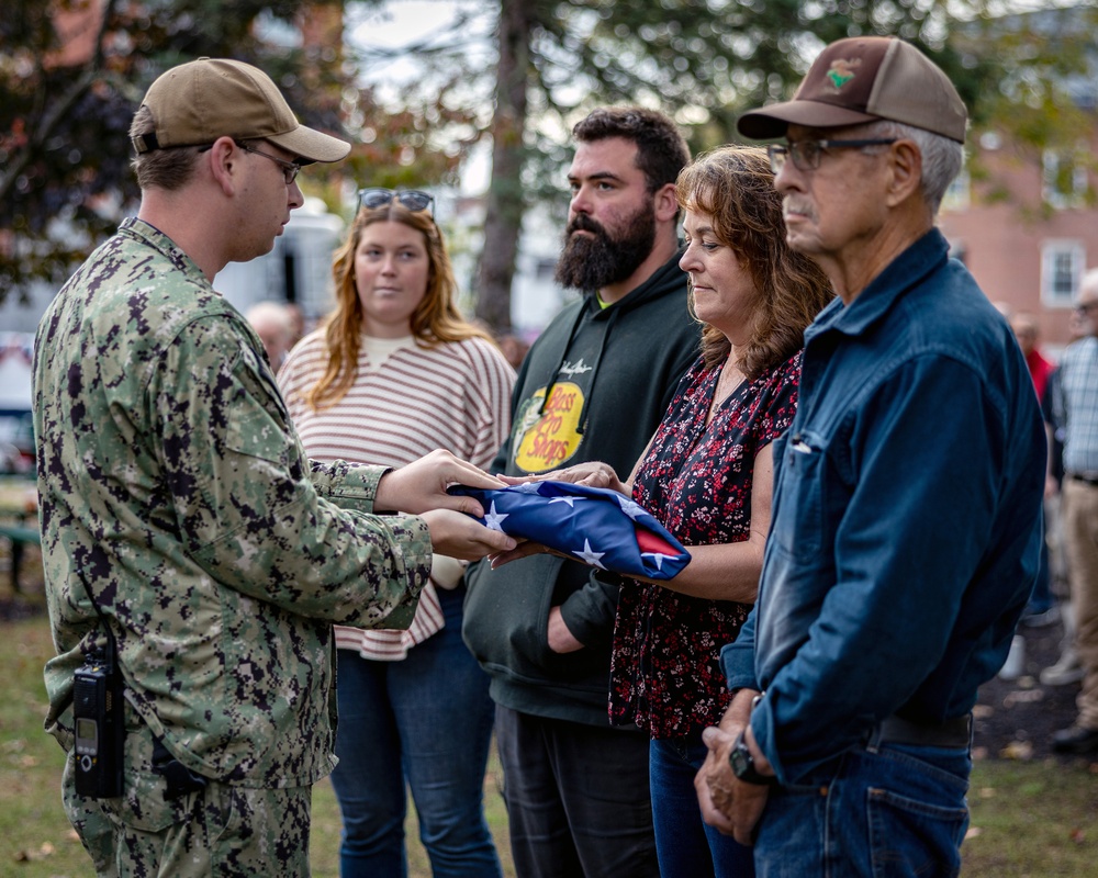 PNSY Retire Flag Danna Eddy