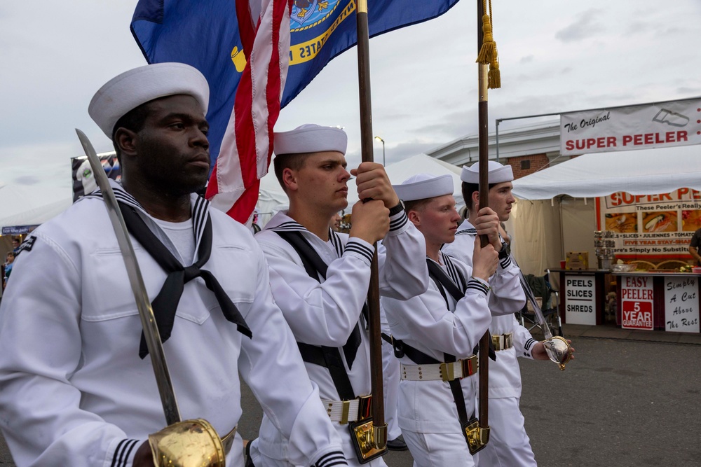 Sailors Participate in Parade at The Big E during Connecticut River Valley Navy Week