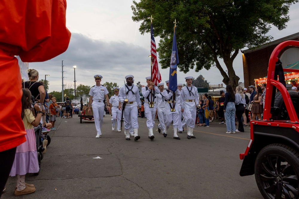 Sailors Parade at the Big E during Hartford-Springfield Navy Week