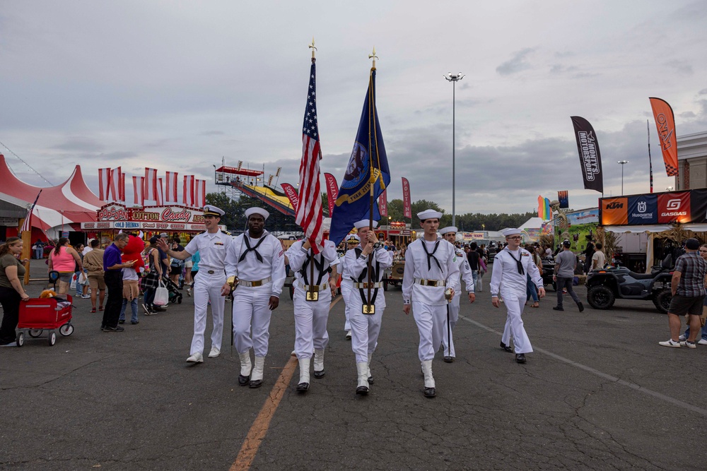 Sailors Participate in Parade at The Big E during Connecticut River Valley Navy Week