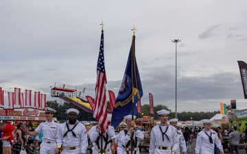 Sailors Participate in Parade at The Big E during Connecticut River Valley Navy Week