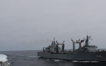 USS SAVANNAH Underway Replenishment at Sea with B.A.P. TACNA