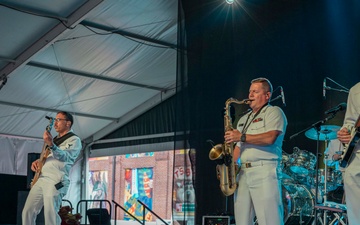 Navy Band Northeast Performs at The Big E during Connecticut River Valley Navy Week