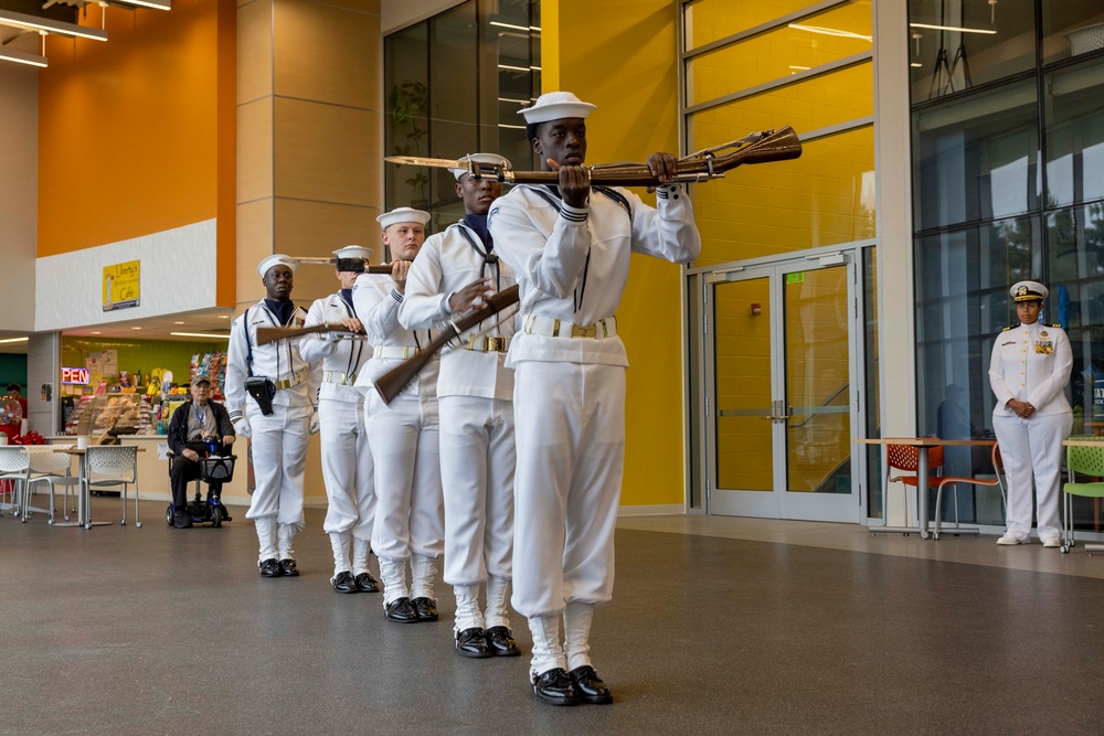 U.S. Navy Ceremonial Guard Performs at the Small Business Engagement Day during Hartford-Springfield Navy Week