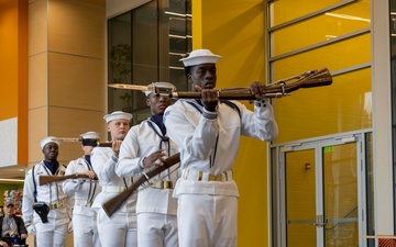 U.S. Navy Ceremonial Guard Performs at the Small Business Engagement Day during Hartford-Springfield Navy Week