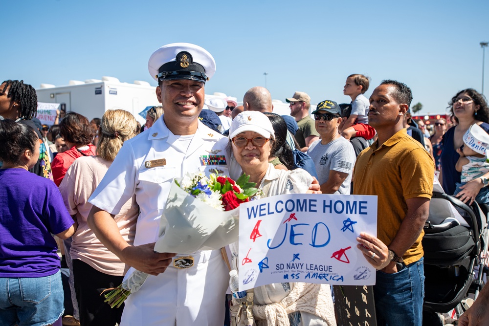 USS America Completes Homeport Change to San Diego