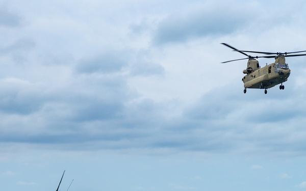 Connecticut Army National Guard partners with Coast Guard to dislodge beached buoy