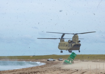 Connecticut Army National Guard partners with Coast Guard to dislodge beached buoy