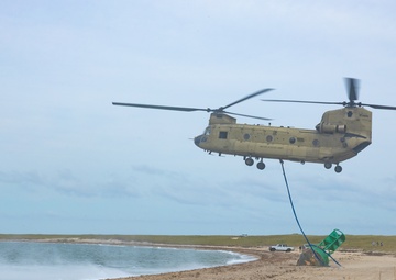 Connecticut Army National Guard partners with Coast Guard to dislodge beached buoy