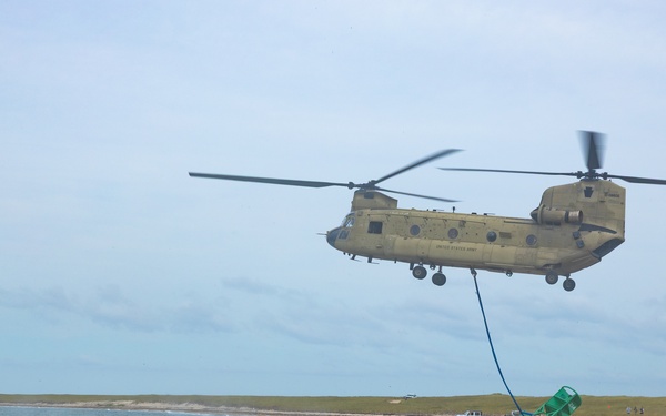 Connecticut Army National Guard partners with Coast Guard to dislodge beached buoy