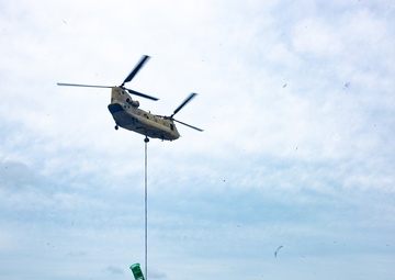 Connecticut Army National Guard partners with Coast Guard to dislodge beached buoy