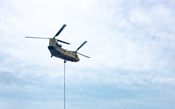 Connecticut Army National Guard partners with Coast Guard to dislodge beached buoy