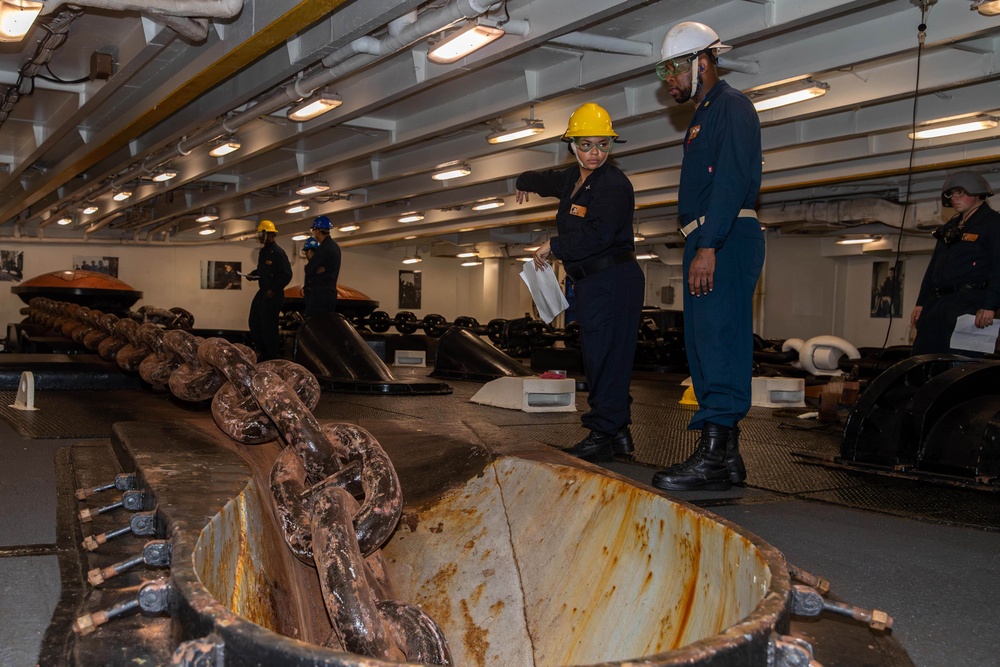 Abraham Lincoln conducts routine operations