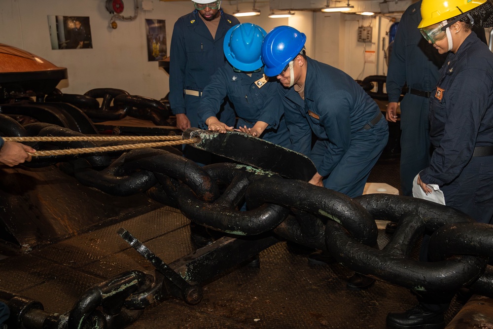 Abraham Lincoln conducts routine operations