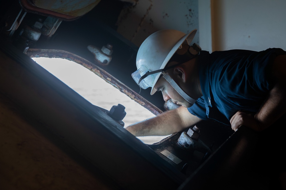 Abraham Lincoln conducts routine operations