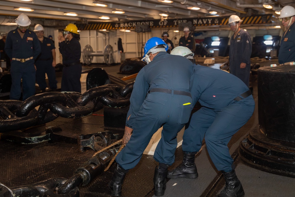 Abraham Lincoln conducts routine operations