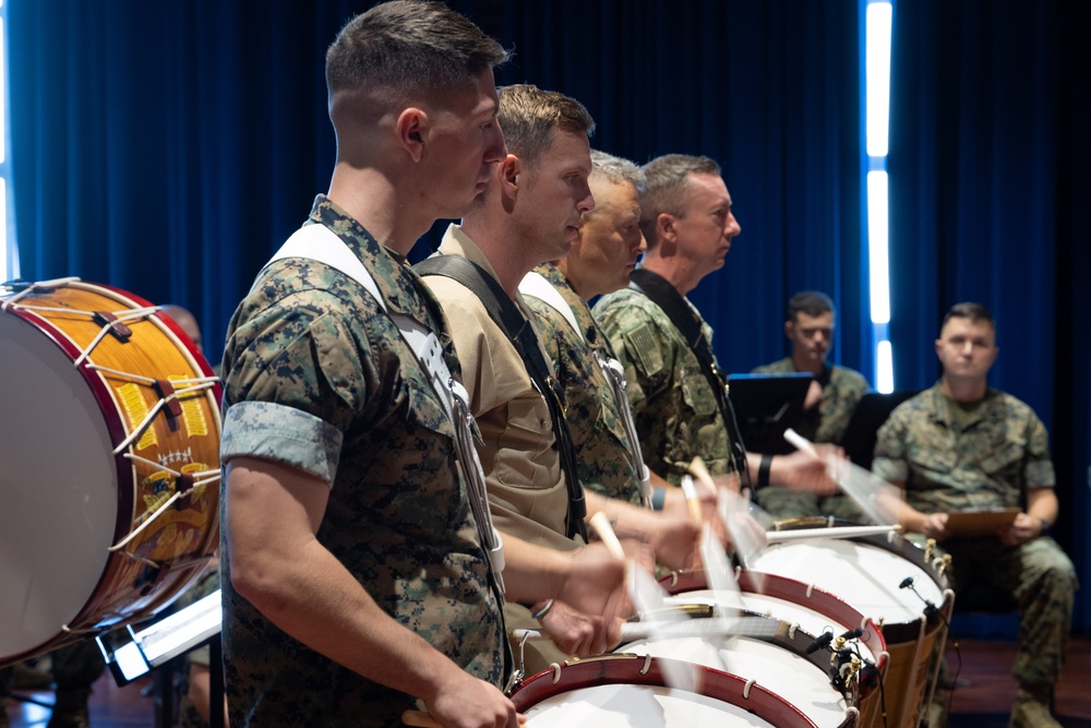 U.S. Navy Band Rehearses with The Commandant's Own