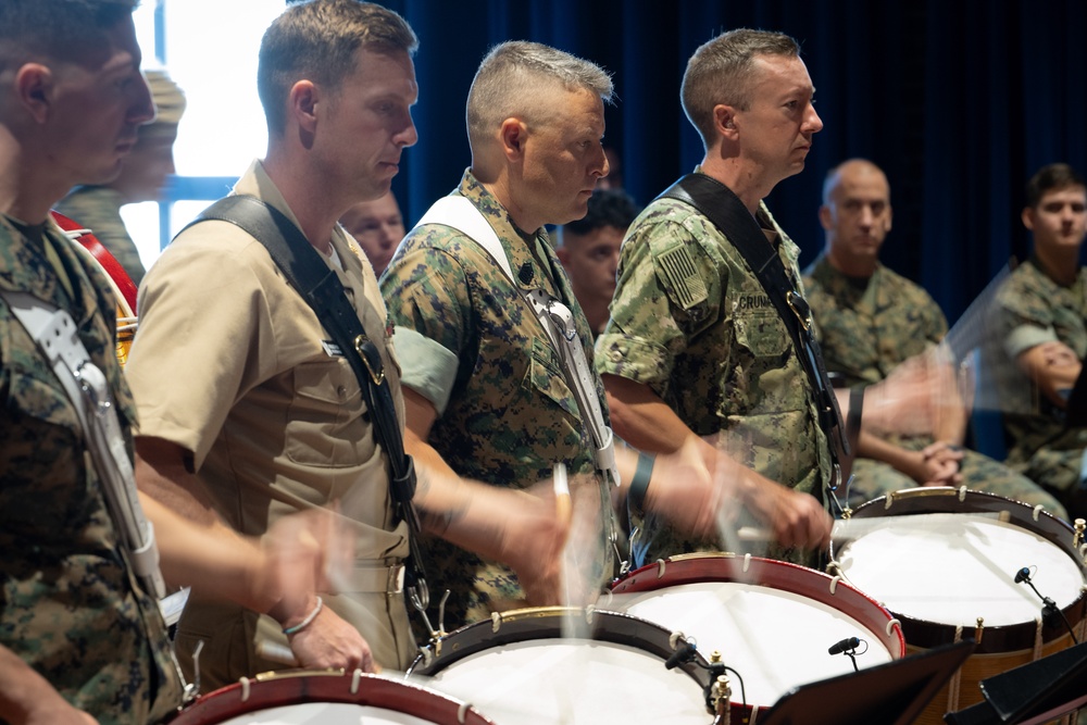 U.S. Navy Band Rehearses with The Commandant's Own