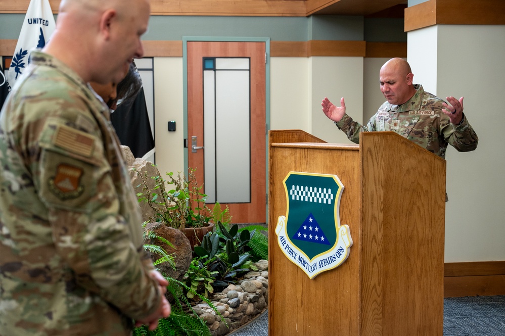 AFMAO chaplains conduct Blessing of the Hands ceremony