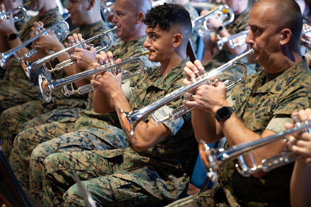 U.S. Navy Band Rehearses with The Commandant's Own