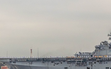USS America Arrives in San Diego