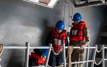 Abraham Lincoln conducts routine operations