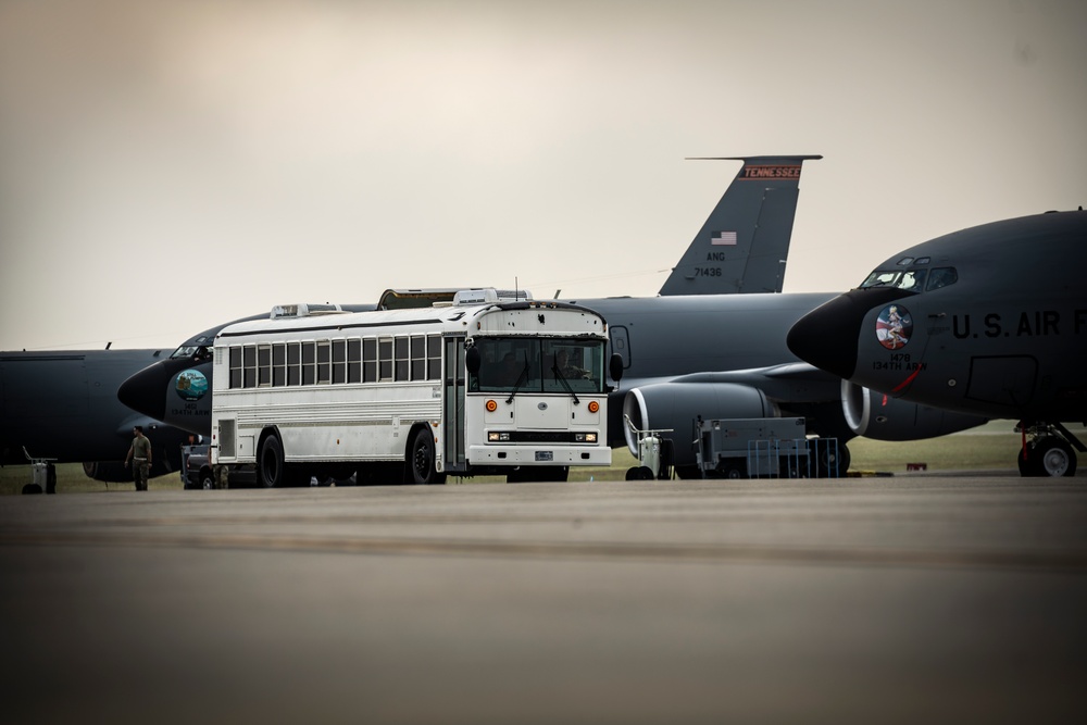 134th Air Refueling Wing Airmen Deploy to Guam