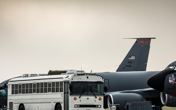 134th Air Refueling Wing Airmen Deploy to Guam