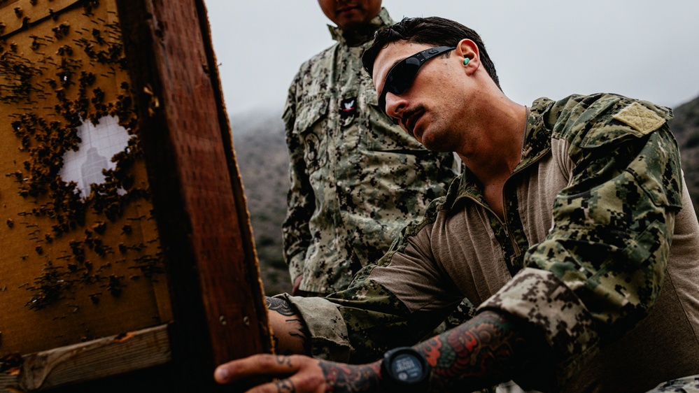 NMCB-3 Seabees Qualify With the M-4 Carbine