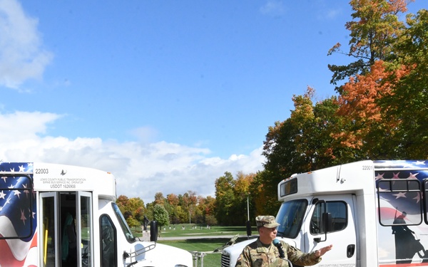 Fort Drum, Lewis County officials, recognize Alpine Express transit service with ribbon-cutting