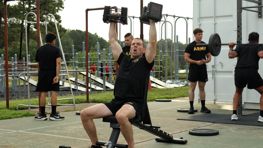 18th Field Artillery Brigade, HHB morning PT
