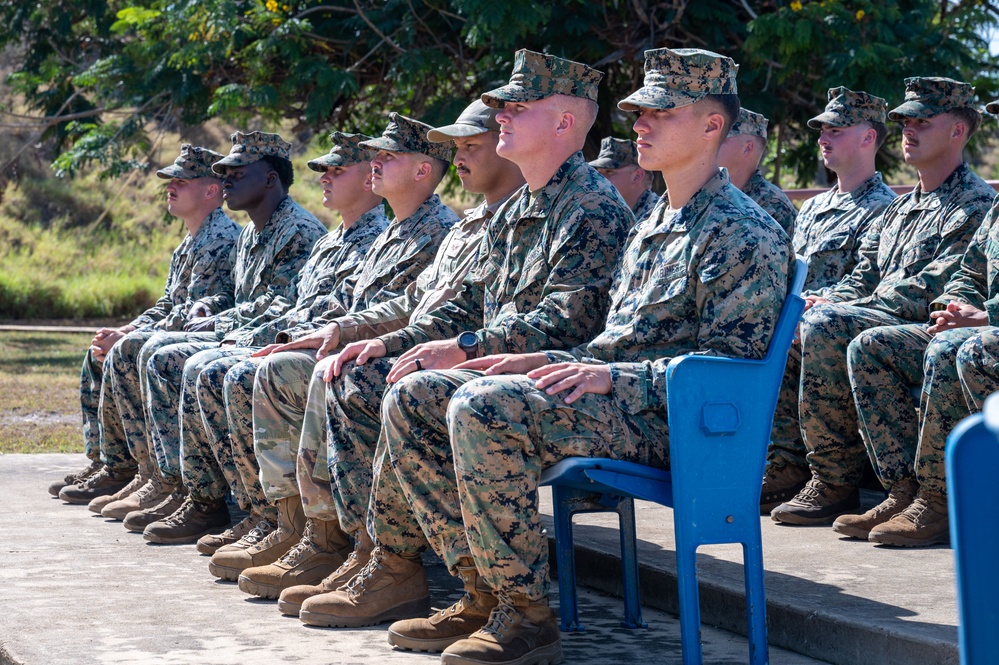 Marines, Airmen, Sailors with JTF-SG graduate Corporal Course