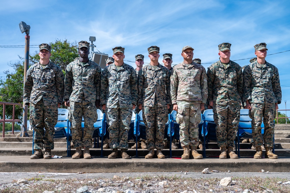 Marines, Airmen, Sailors with JTF-SG graduate Corporal Course