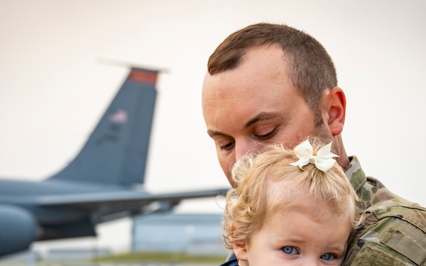 Flight line family at the 134th Air Refueling Wing