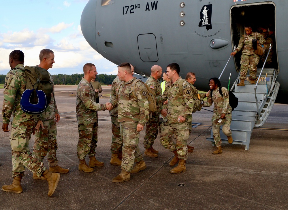 Mississippi Guardsmen Return from the Nation's Capital