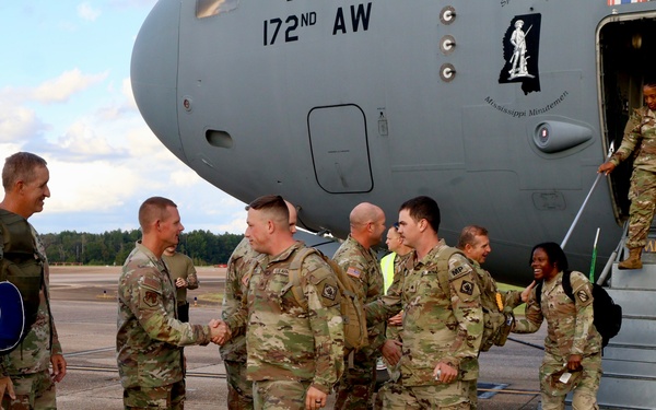 Mississippi Guardsmen Return from the Nation's Capital