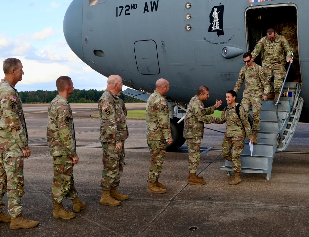 Mississippi Guardsmen Return from the Nation's Capital