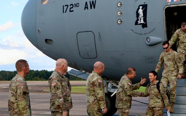 Mississippi Guardsmen Return from the Nation's Capital