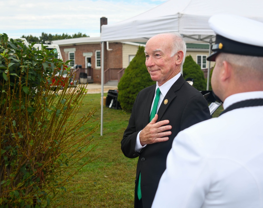 Naval Submarine Base New London Holds a Change of Command Ceremony