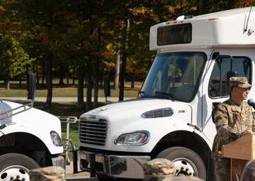 Fort Drum Hosts Ribbon-Cutting Ceremony for the Alpine Express Fort Drum Suttle Service