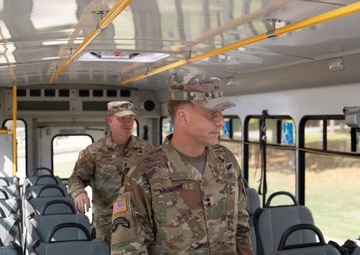 Fort Drum Hosts Ribbon-Cutting Ceremony for the Alpine Express Fort Drum Suttle Service