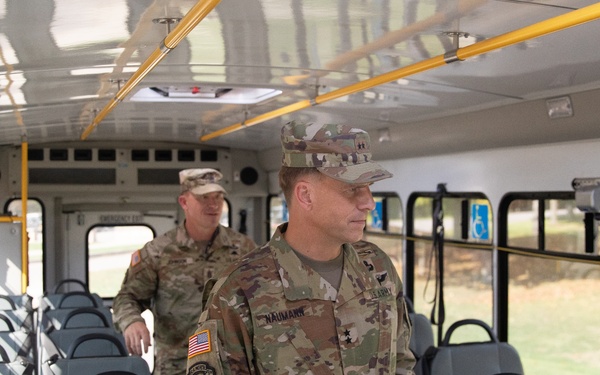 Fort Drum Hosts Ribbon-Cutting Ceremony for the Alpine Express Fort Drum Suttle Service