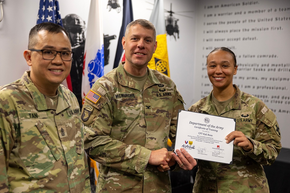 OBSC grads build banking bench, extend Army readiness