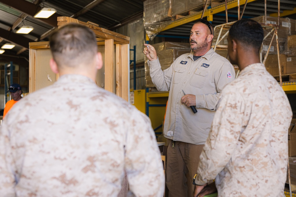 Marines recieve self-help training for Operation Clean Sweep III